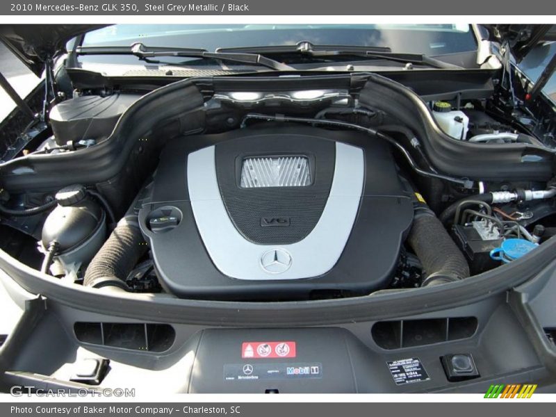 Steel Grey Metallic / Black 2010 Mercedes-Benz GLK 350
