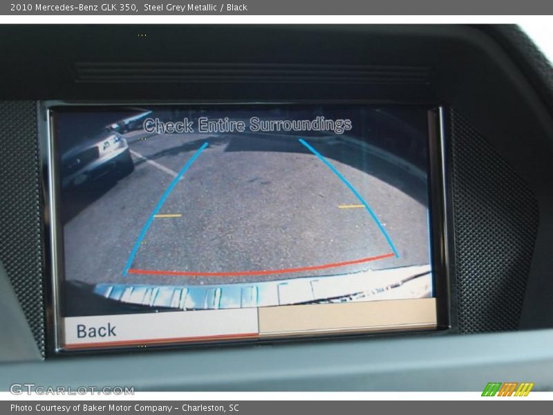 Steel Grey Metallic / Black 2010 Mercedes-Benz GLK 350