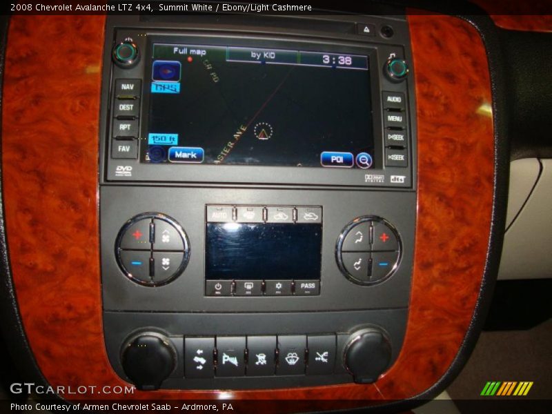 Summit White / Ebony/Light Cashmere 2008 Chevrolet Avalanche LTZ 4x4
