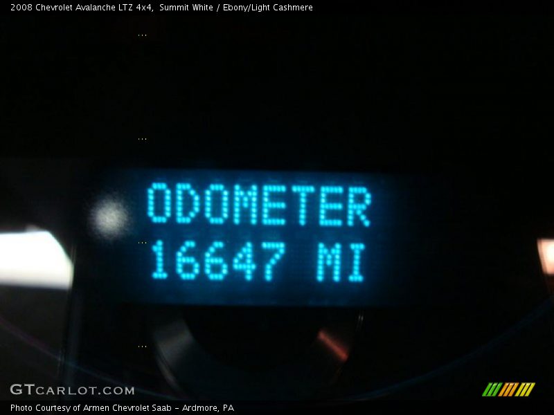 Summit White / Ebony/Light Cashmere 2008 Chevrolet Avalanche LTZ 4x4