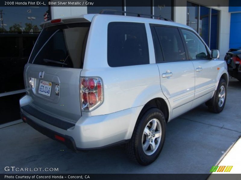 Billet Silver Metallic / Gray 2008 Honda Pilot EX-L
