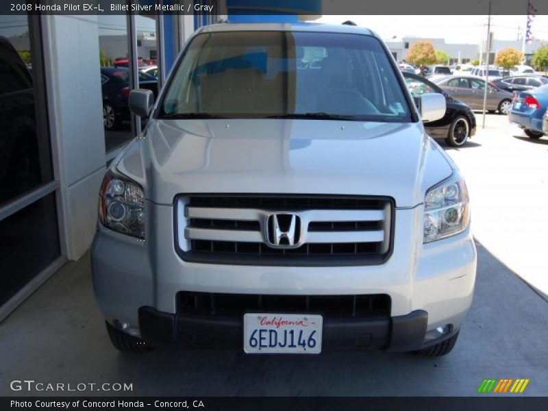 Billet Silver Metallic / Gray 2008 Honda Pilot EX-L