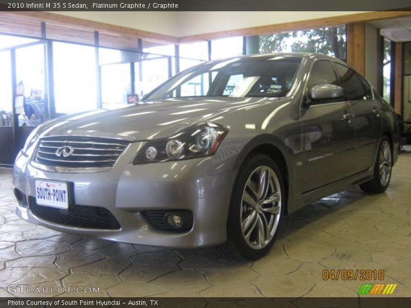 Platinum Graphite / Graphite 2010 Infiniti M 35 S Sedan