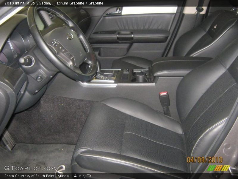 Platinum Graphite / Graphite 2010 Infiniti M 35 S Sedan