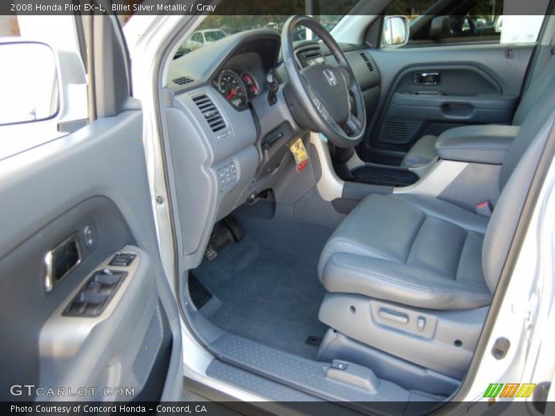 Billet Silver Metallic / Gray 2008 Honda Pilot EX-L