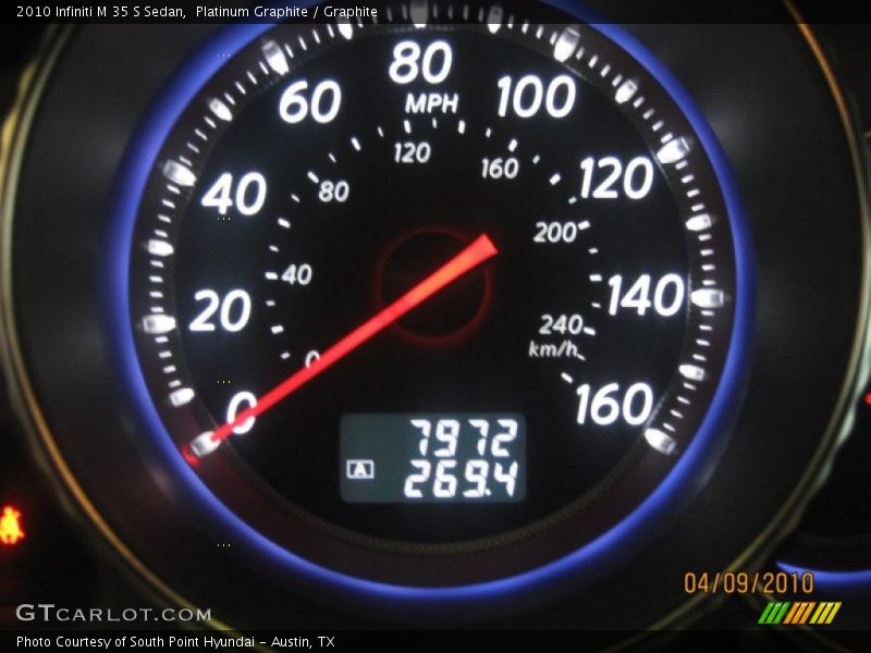 Platinum Graphite / Graphite 2010 Infiniti M 35 S Sedan