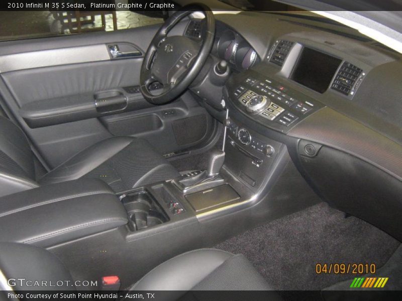 Platinum Graphite / Graphite 2010 Infiniti M 35 S Sedan