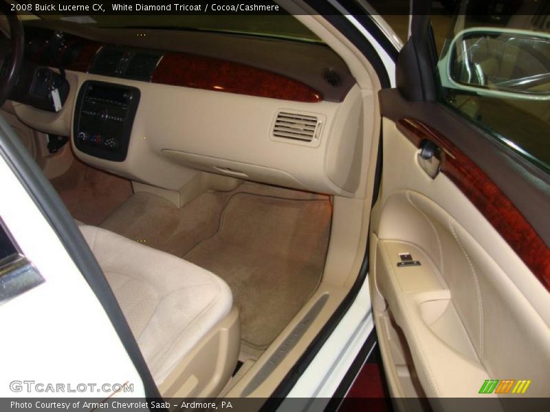 White Diamond Tricoat / Cocoa/Cashmere 2008 Buick Lucerne CX