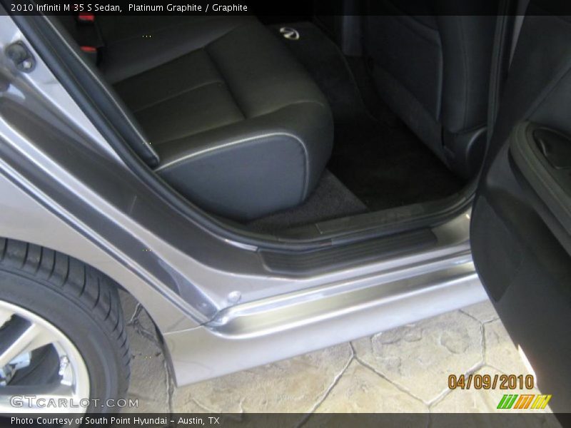 Platinum Graphite / Graphite 2010 Infiniti M 35 S Sedan