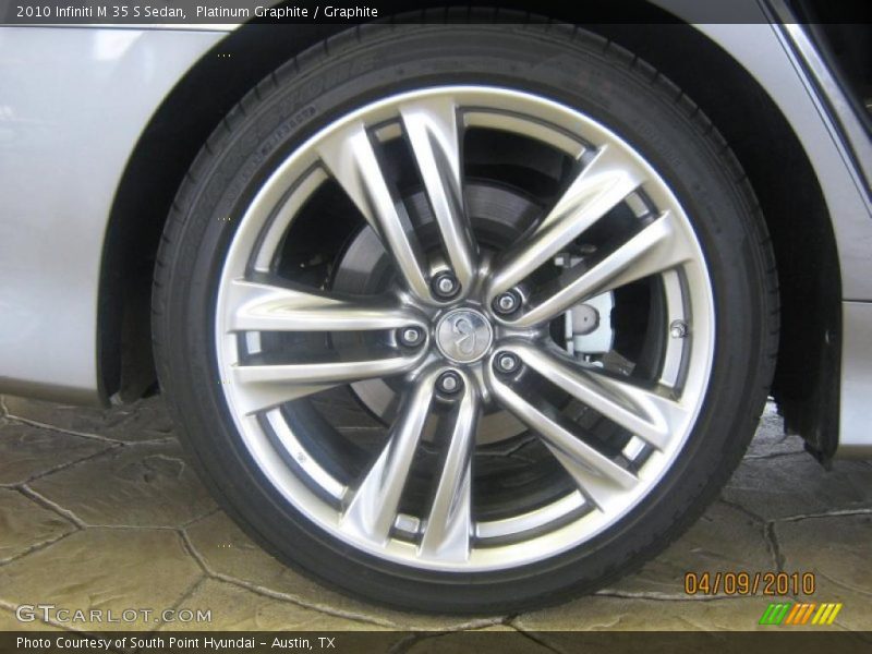 Platinum Graphite / Graphite 2010 Infiniti M 35 S Sedan