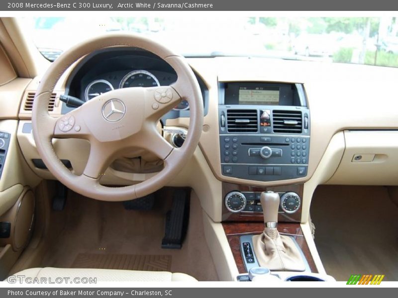 Arctic White / Savanna/Cashmere 2008 Mercedes-Benz C 300 Luxury