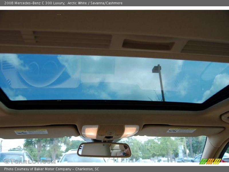 Arctic White / Savanna/Cashmere 2008 Mercedes-Benz C 300 Luxury