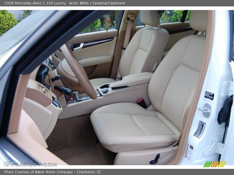 Arctic White / Savanna/Cashmere 2008 Mercedes-Benz C 300 Luxury