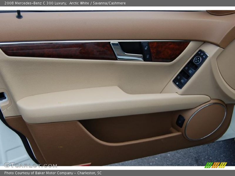 Arctic White / Savanna/Cashmere 2008 Mercedes-Benz C 300 Luxury