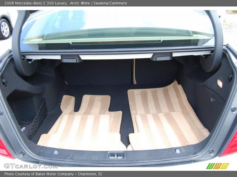 Arctic White / Savanna/Cashmere 2008 Mercedes-Benz C 300 Luxury