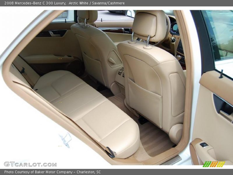 Arctic White / Savanna/Cashmere 2008 Mercedes-Benz C 300 Luxury