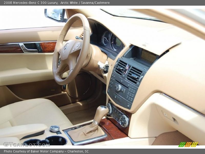 Arctic White / Savanna/Cashmere 2008 Mercedes-Benz C 300 Luxury