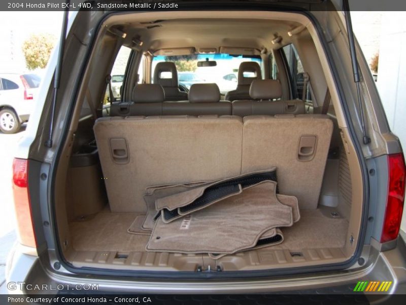 Sandstone Metallic / Saddle 2004 Honda Pilot EX-L 4WD