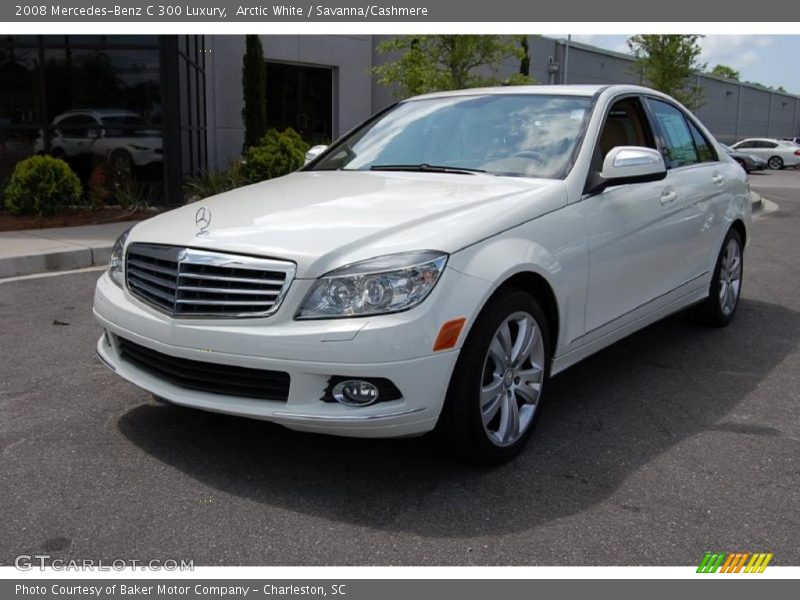 Arctic White / Savanna/Cashmere 2008 Mercedes-Benz C 300 Luxury