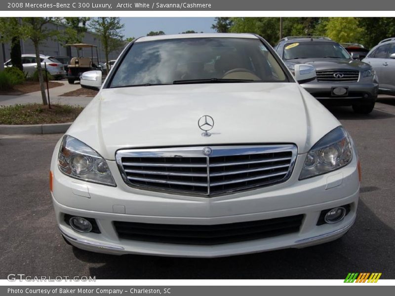 Arctic White / Savanna/Cashmere 2008 Mercedes-Benz C 300 Luxury