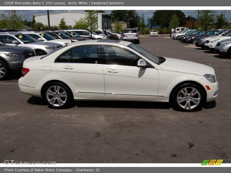 Arctic White / Savanna/Cashmere 2008 Mercedes-Benz C 300 Luxury