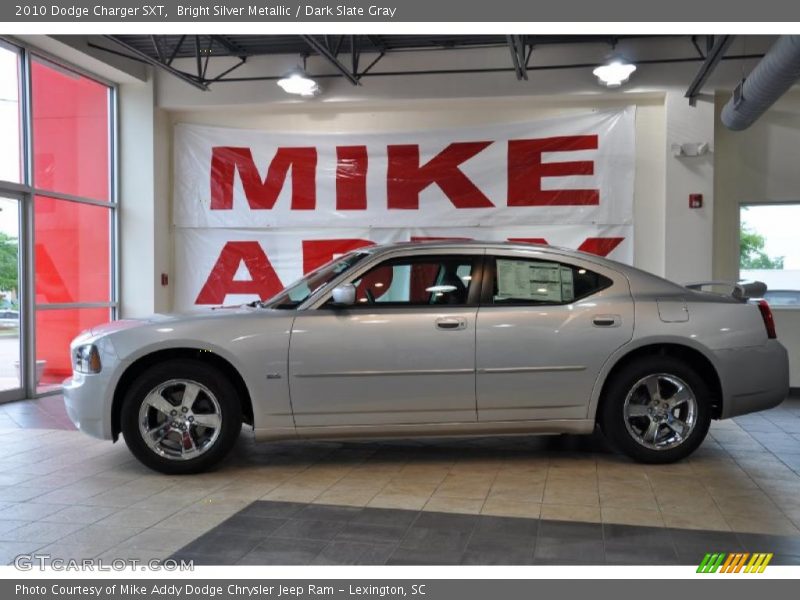Bright Silver Metallic / Dark Slate Gray 2010 Dodge Charger SXT