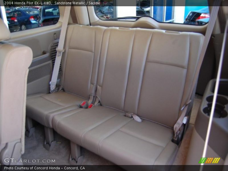 Sandstone Metallic / Saddle 2004 Honda Pilot EX-L 4WD