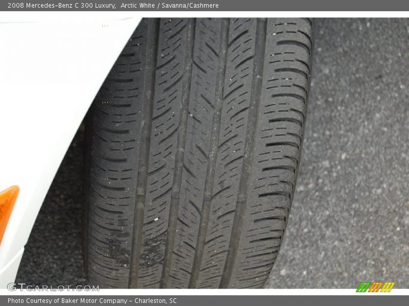 Arctic White / Savanna/Cashmere 2008 Mercedes-Benz C 300 Luxury