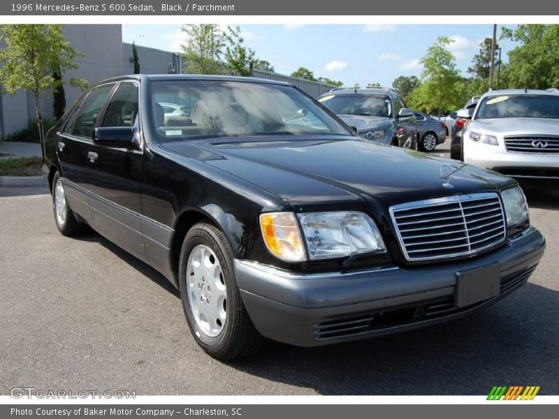 Black / Parchment 1996 Mercedes-Benz S 600 Sedan