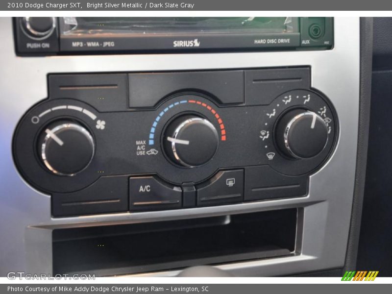 Bright Silver Metallic / Dark Slate Gray 2010 Dodge Charger SXT