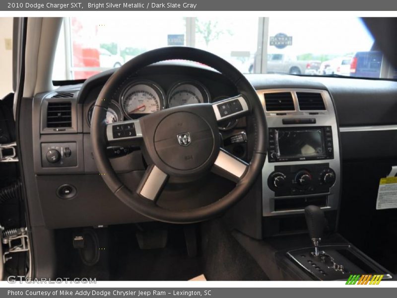 Bright Silver Metallic / Dark Slate Gray 2010 Dodge Charger SXT