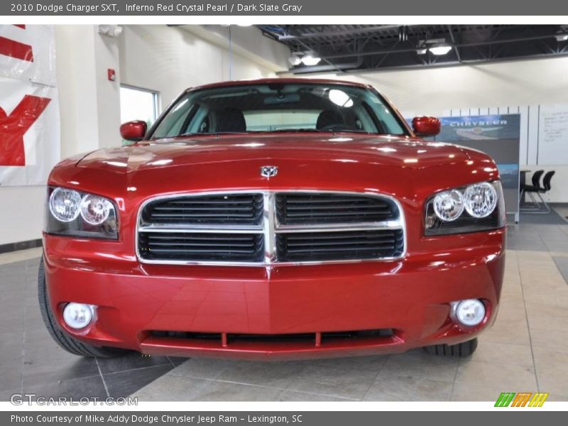 Inferno Red Crystal Pearl / Dark Slate Gray 2010 Dodge Charger SXT