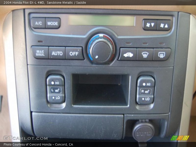 Sandstone Metallic / Saddle 2004 Honda Pilot EX-L 4WD