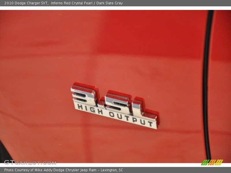 Inferno Red Crystal Pearl / Dark Slate Gray 2010 Dodge Charger SXT