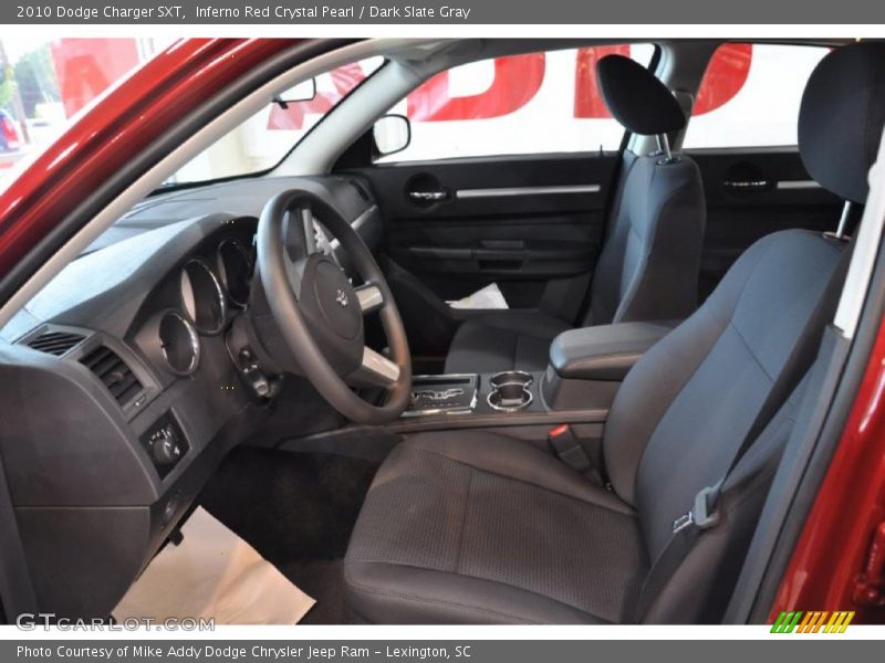 Inferno Red Crystal Pearl / Dark Slate Gray 2010 Dodge Charger SXT