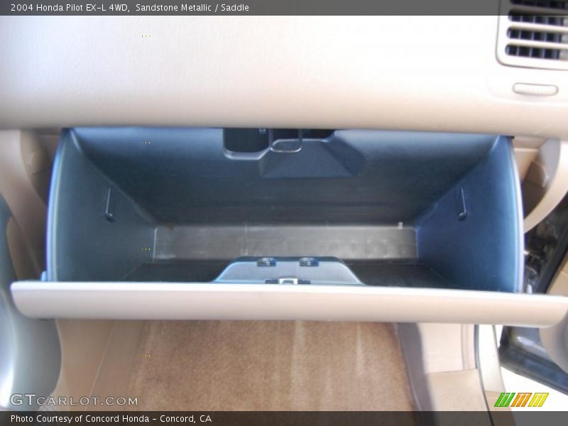 Sandstone Metallic / Saddle 2004 Honda Pilot EX-L 4WD