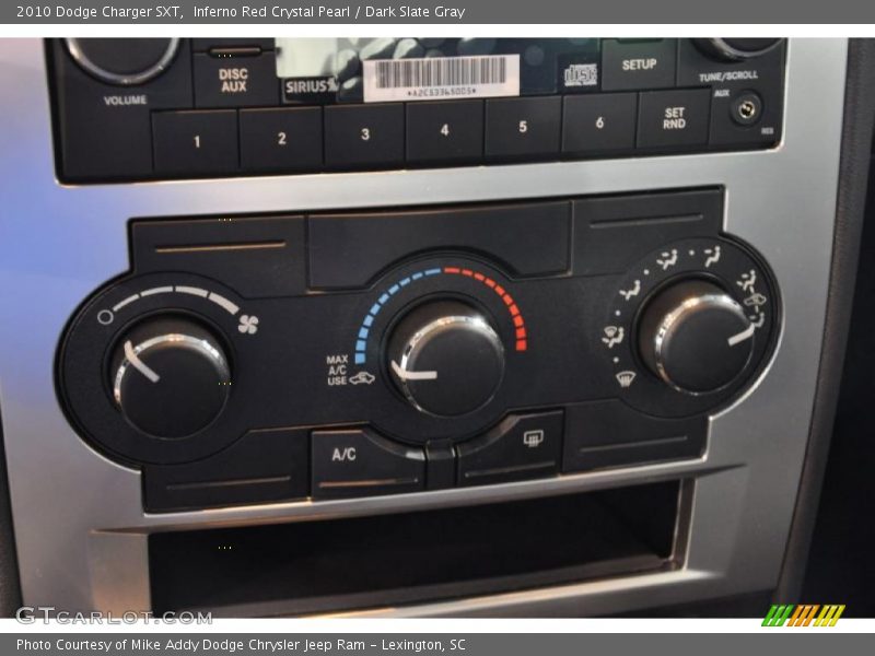 Inferno Red Crystal Pearl / Dark Slate Gray 2010 Dodge Charger SXT