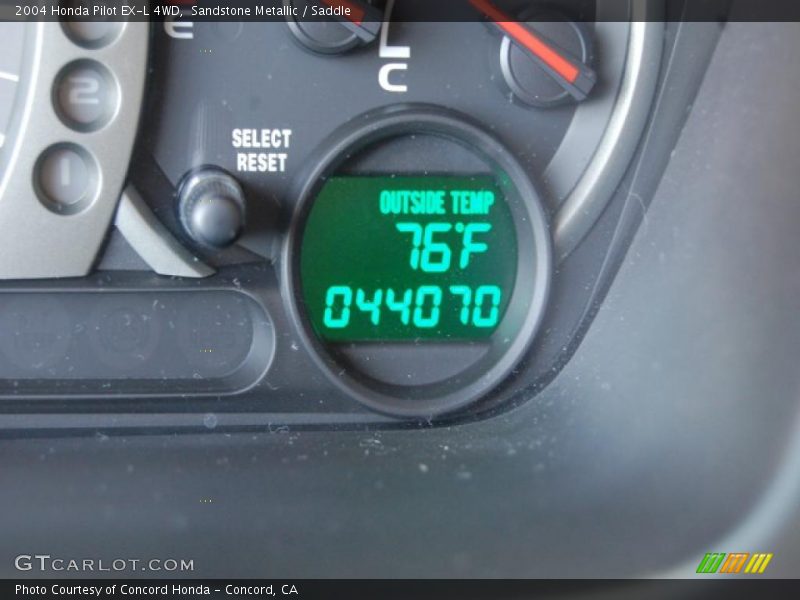 Sandstone Metallic / Saddle 2004 Honda Pilot EX-L 4WD