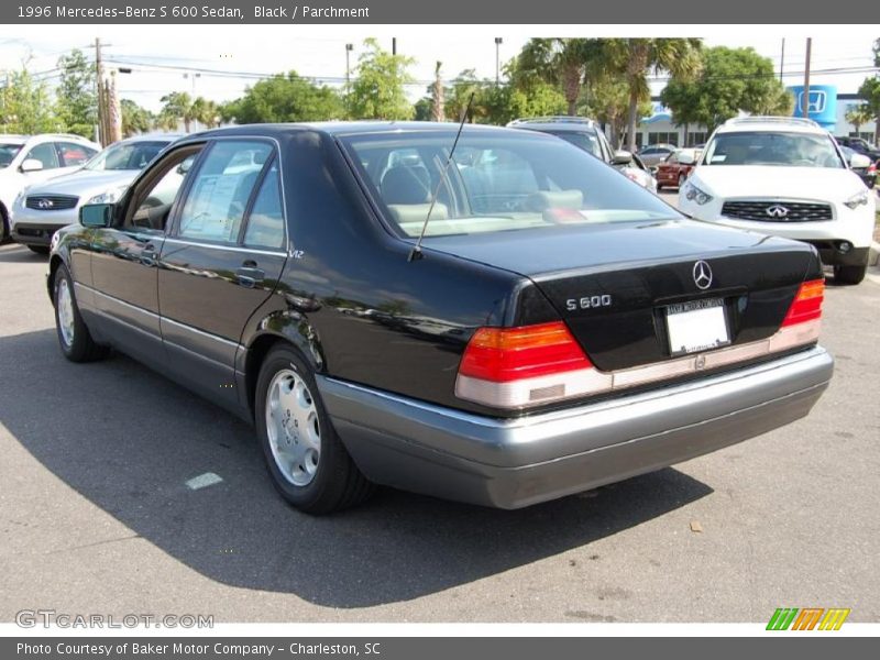 Black / Parchment 1996 Mercedes-Benz S 600 Sedan