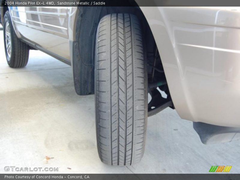 Sandstone Metallic / Saddle 2004 Honda Pilot EX-L 4WD