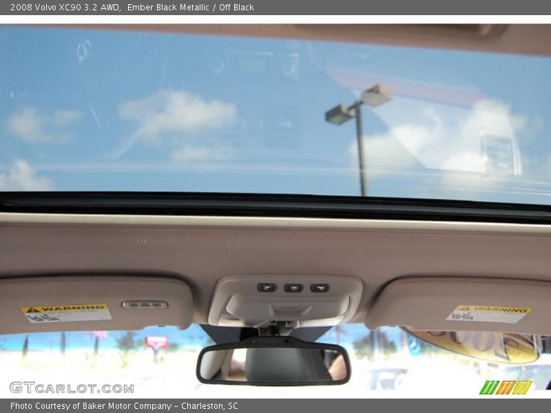 Ember Black Metallic / Off Black 2008 Volvo XC90 3.2 AWD