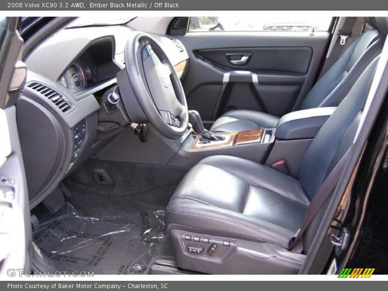 Ember Black Metallic / Off Black 2008 Volvo XC90 3.2 AWD