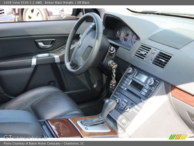 Ember Black Metallic / Off Black 2008 Volvo XC90 3.2 AWD