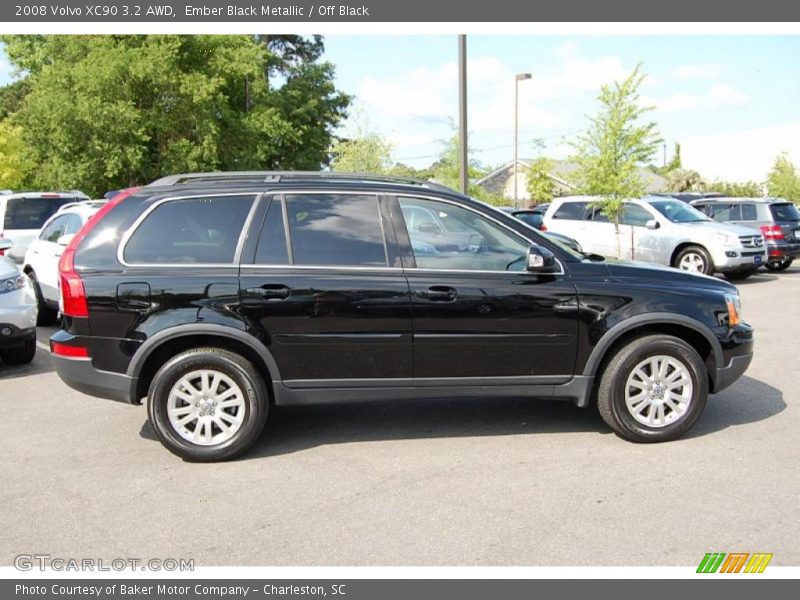 Ember Black Metallic / Off Black 2008 Volvo XC90 3.2 AWD