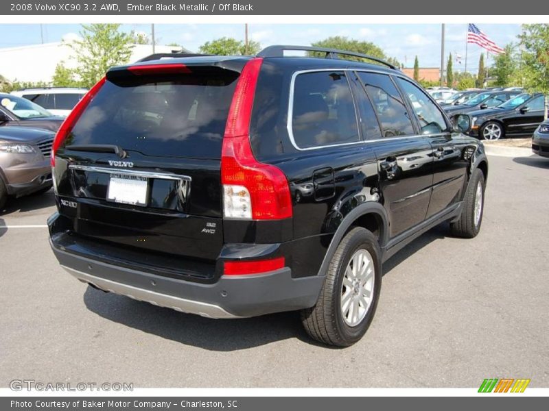 Ember Black Metallic / Off Black 2008 Volvo XC90 3.2 AWD