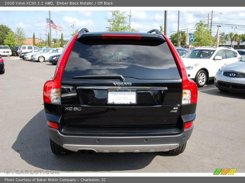 Ember Black Metallic / Off Black 2008 Volvo XC90 3.2 AWD