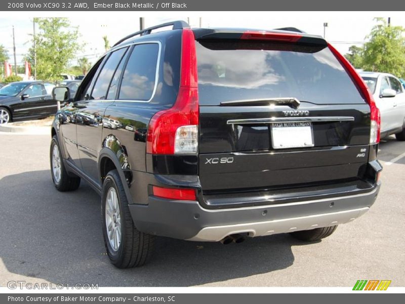 Ember Black Metallic / Off Black 2008 Volvo XC90 3.2 AWD
