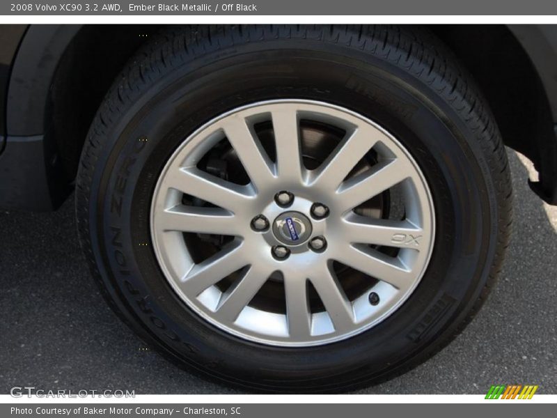 Ember Black Metallic / Off Black 2008 Volvo XC90 3.2 AWD
