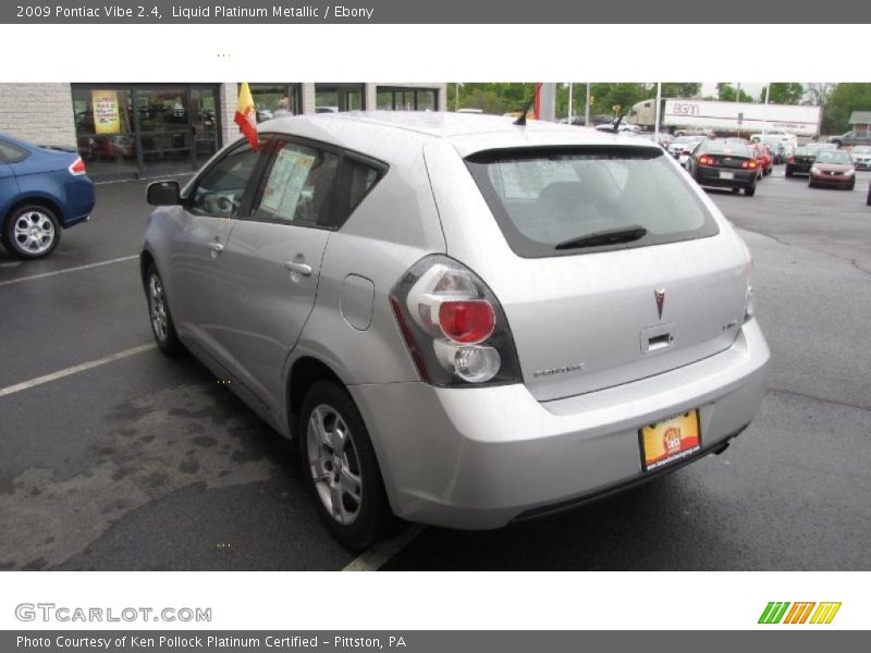 Liquid Platinum Metallic / Ebony 2009 Pontiac Vibe 2.4