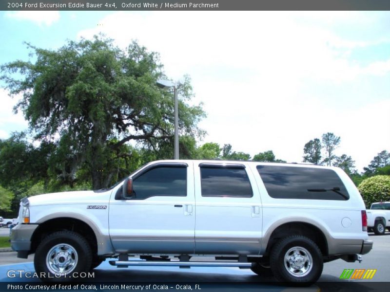 Oxford White / Medium Parchment 2004 Ford Excursion Eddie Bauer 4x4